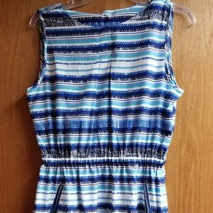 Love Ari Blue Striped Dress